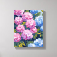 Hortensias d'été | Fleurs côtières roses et bleues