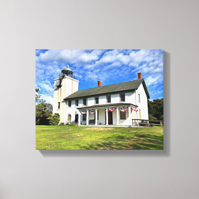 Toile Horton Point Lighthouse New York Wrappets Canvas (Recto)