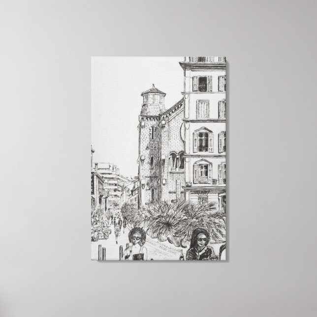 Toile Hôtel 5 et Notre Dame Cannes 2014 (Recto)