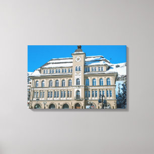 Toile Hôtel de ville à St Moritz, Suisse
