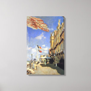 Toile Hôtel des Roches Noires, Trouville de Claude Monet