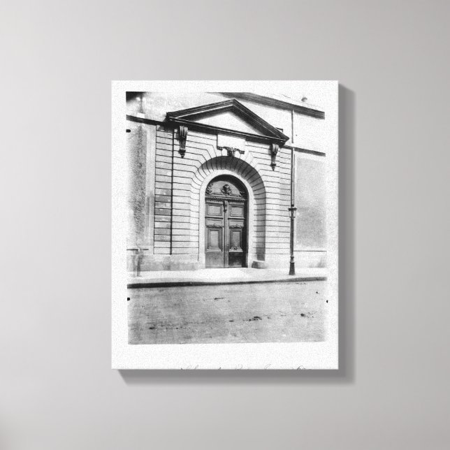 Toile Hôtel du Grand Veneur à Paris 60 rue de (Recto)