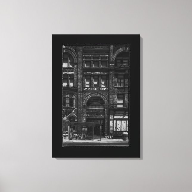 Toile Hôtel Gladstone n°3 avec bordure (Recto)