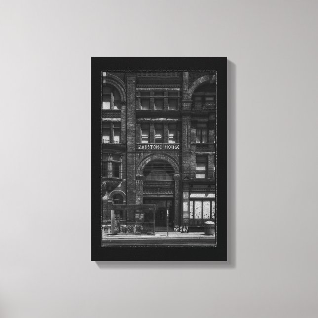 Toile Hôtel Gladstone n°3 avec bordure (Recto)