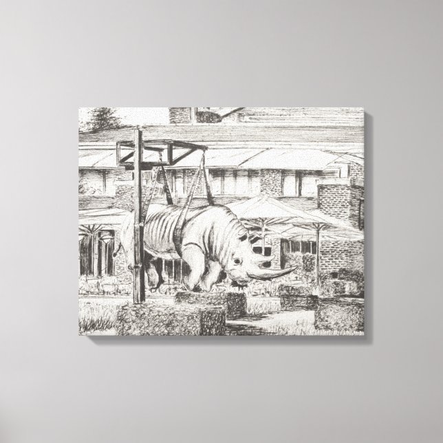 Toile Hôtel "La Reserve" Genève. 2010 (Recto)