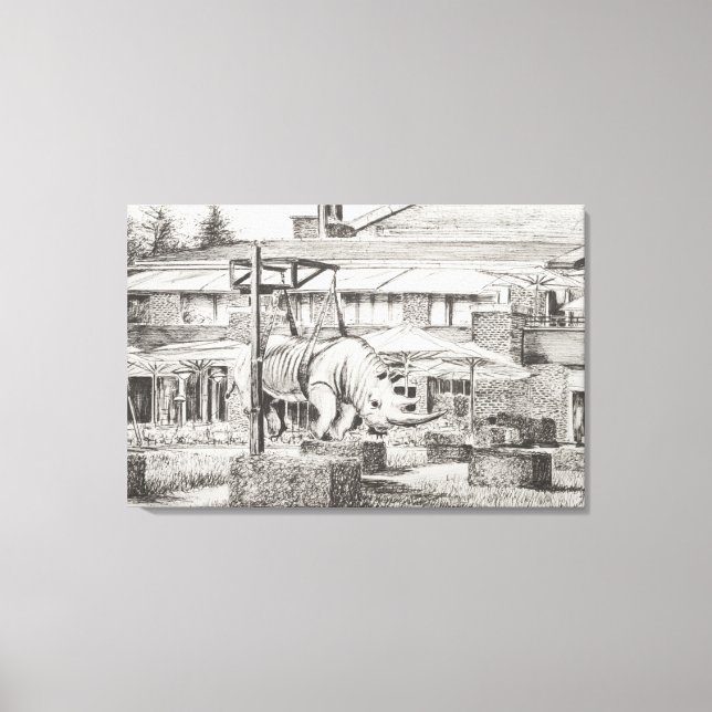 Toile Hôtel "La Reserve" Genève. 2010 (Recto)