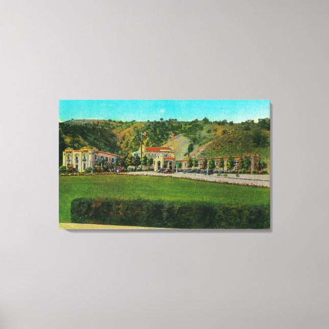 Toile Hotel Lebec et GroundsRidge Route, CA (Recto)