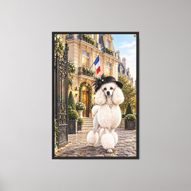 Toile Hôtel Paris Poodle (Recto)