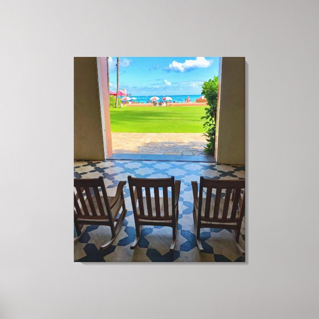 Toile Hôtel Royal Hawaiian (Recto)