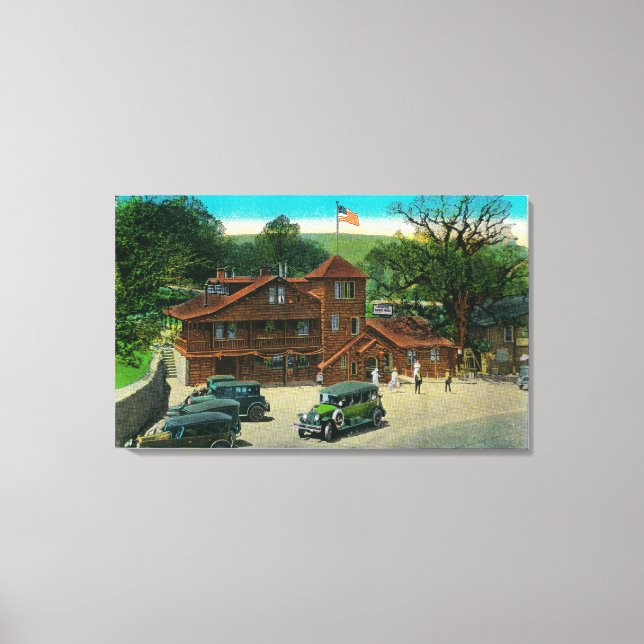 Toile Hôtel Summit de Sandburg sur Ridge Route (Recto)