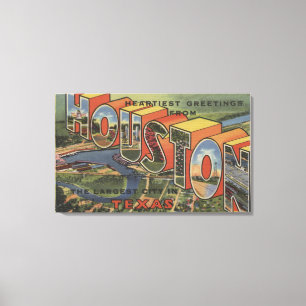 Toile Houston, Texas - Scènes de grandes lettres 2