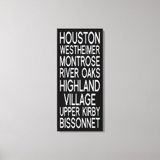 Toile Houston | Typographie
