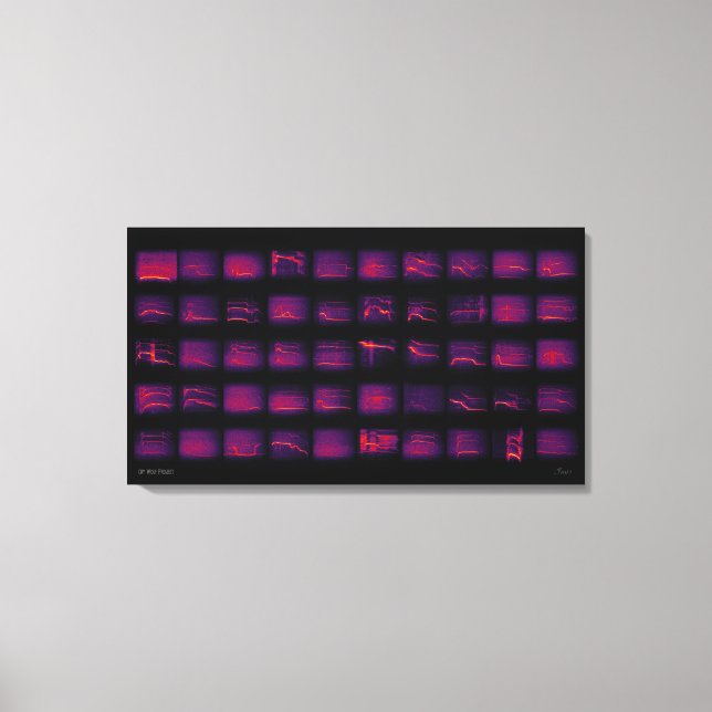 Toile Howl : Le langage secret des loups (Recto)