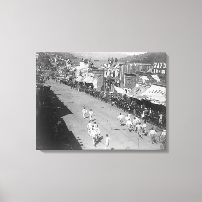 Toile Hub-and-Hub Hose Team Race Photographie (Recto)