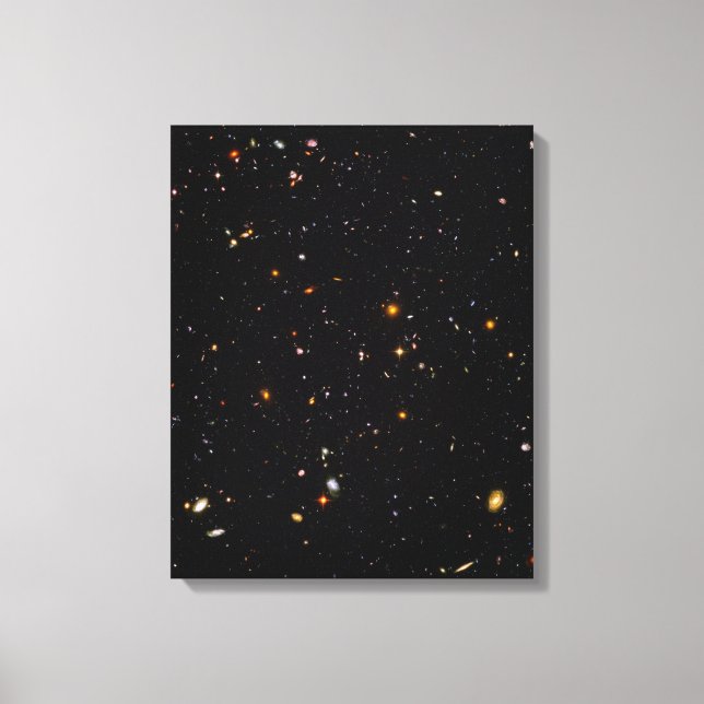 Toile Hubble Ultra Deep Field Vue de 10 000 Galaxies (Recto)