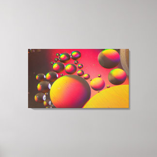 Toile Huile sur l'eau