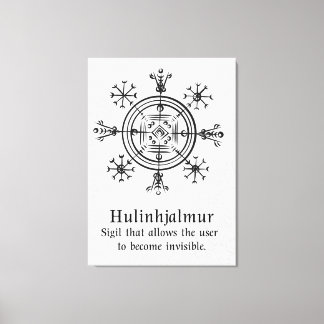 Toile Hulinhjálmur - Norse Sigil d'Invisibilité