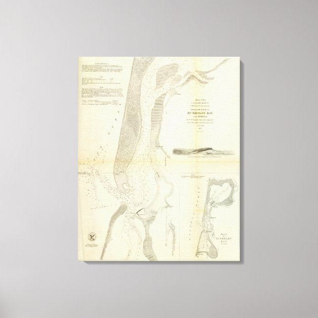 Toile Humboldt Bay, Californie (Recto)