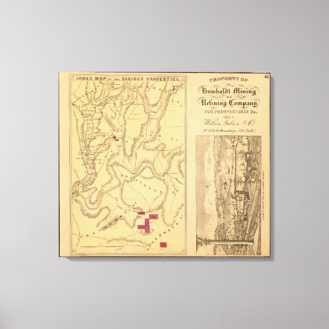 Toile Humboldt Mining & Ref Co (Recto)