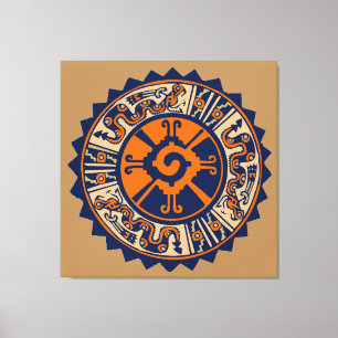 Toile Hunab Ku divinité maya