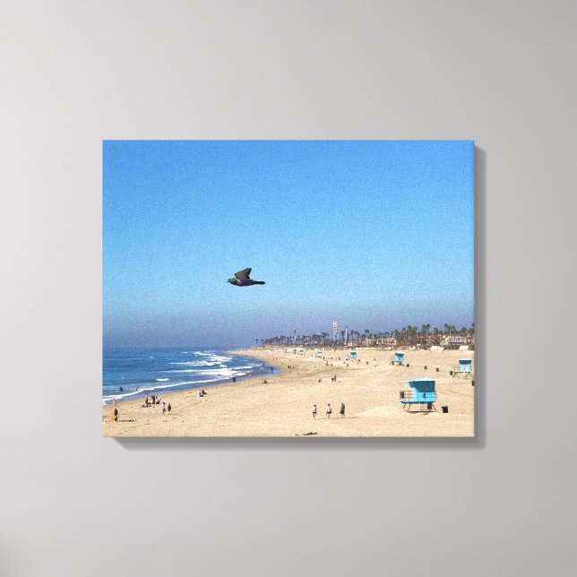 Toile Huntington Beach, Californie (Recto)
