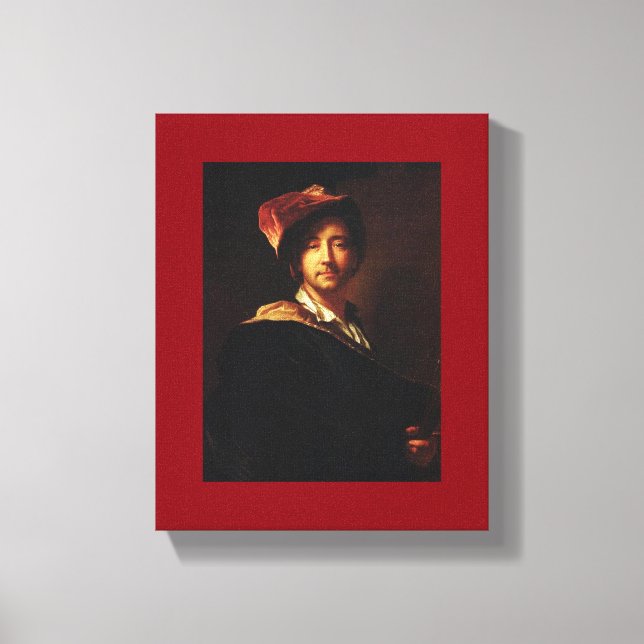 Toile Hyacinthe Rigaud - Autoportrait (Recto)