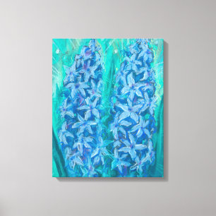 Toile Hyacinths splower Cadeau de Pâques peinture floral