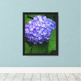 Toile Hydrangea lavande 8"x10"