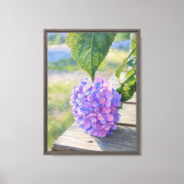 Toile Hydrangea Matin (Recto)