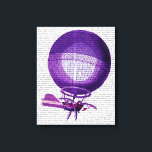 Toile Hydrogène Blanchard (violet) Ballon à air chaud 3<br><div class="desc">Transports et voyages</div>