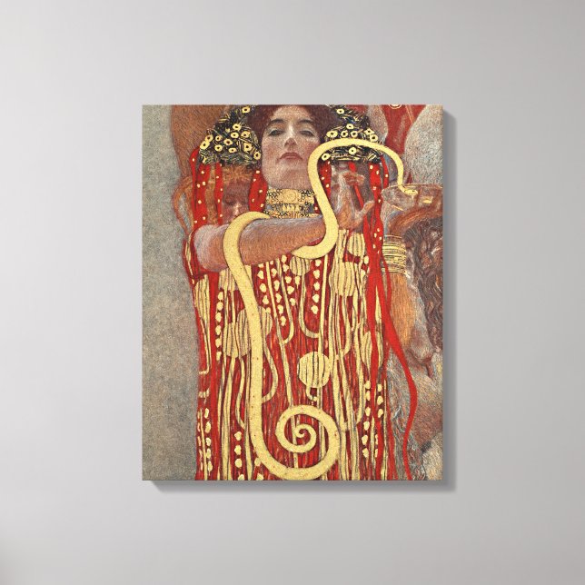 Toile Hygieia par Gustav Klimt (Recto)