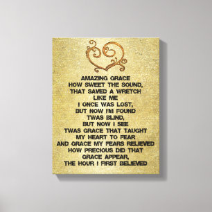 Toile Hymne de grâce Extraordinaire vintage