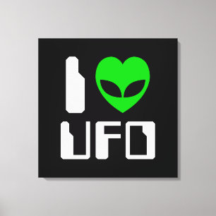 Toile I Alien Heart UFO