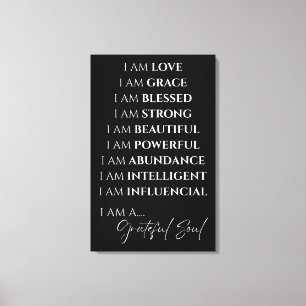 Toile I AM Canvas