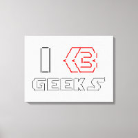 I Heart Geek ASCII ART