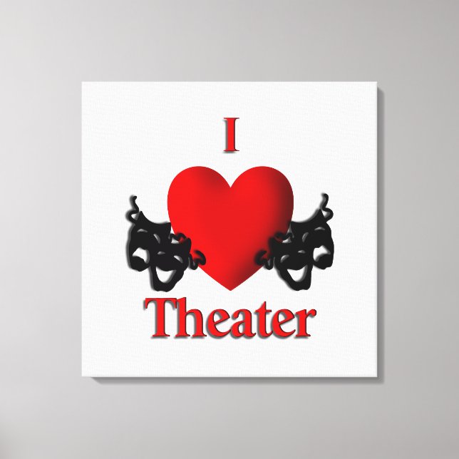 Toile I Heart Theatre (Recto)