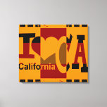 Toile I love California - Pop art 3<br><div class="desc">I love California - Pop art</div>