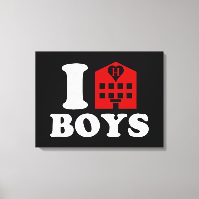 Toile I Love Hotel Boys (Recto)
