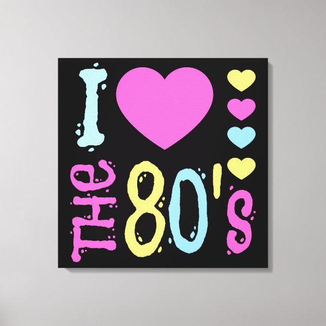 Toile I Love the 80s Disco Costume (Recto)
