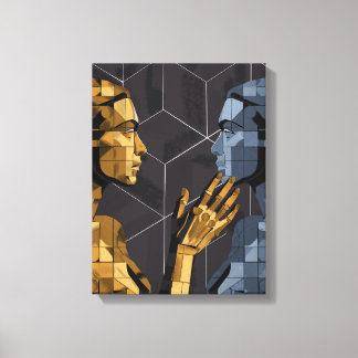 Toile I Saw Myself II B – Self Recognition Art