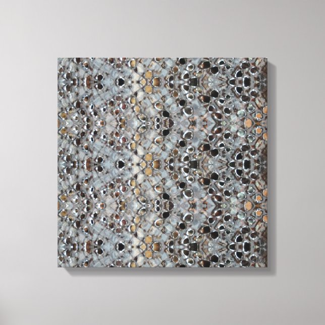 Toile Ice Metal Fire II Stretched Canvas Print (Recto)