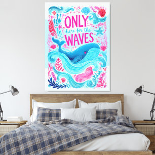 Toile Ici Seulement Pour Les Vagues