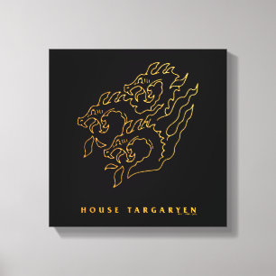 Toile Icône de la maison Targaryen