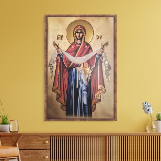 Toile Icône de la Vierge Marie (Insitu(Salon))