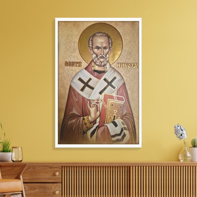Toile Icône de Saint Nicolas (Insitu(Salon))