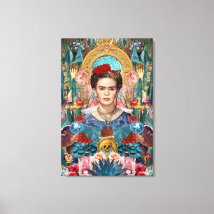 Toile icone-mexicaine-frida-kahlo