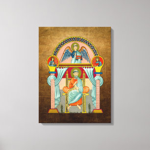 Toile Icône religieuse du 6ème siècle de St Matthew