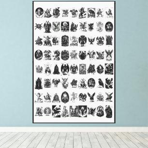 Toile Icônes infernales La collection gothique Goetia