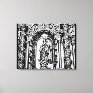 Toile Iconographie Séville Noir + Blanc