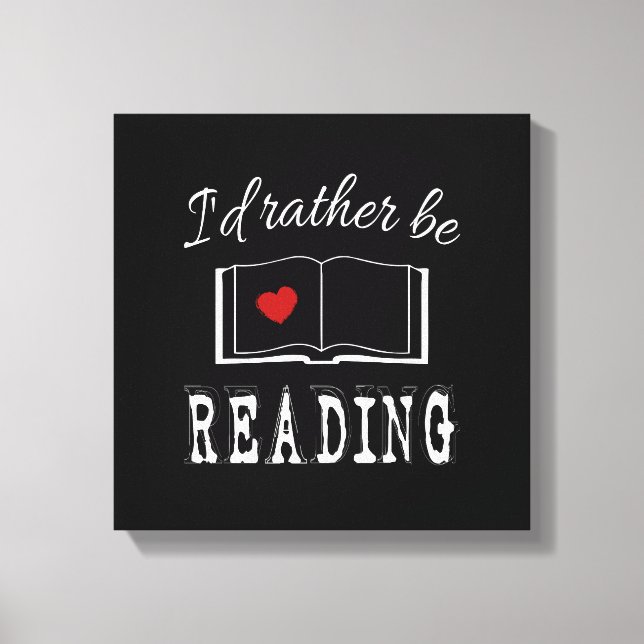 Toile I'd rather be reading (Recto)